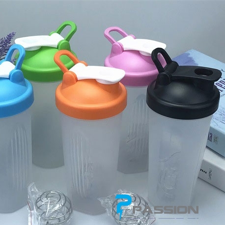 Bình lắc gym đựng nước - sữa thể thao giá rẻ 600ML PK37