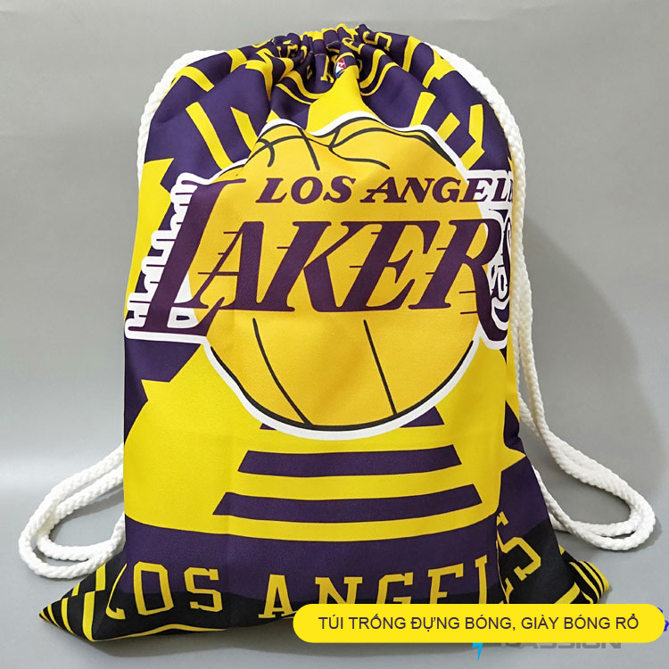 Túi trống đựng bóng,giày bóng rổ NBA14 (Laker)