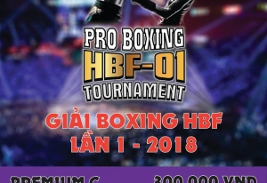 Giải Boxing HBF lần 1 – 2018 chính thức mở bán vé