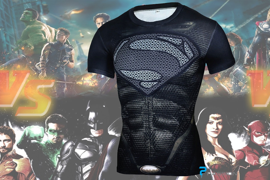 Tổng hợp bộ sưu tập áo tập gym nam phong cách siêu nhân Marvel, DC tại Gym Passion