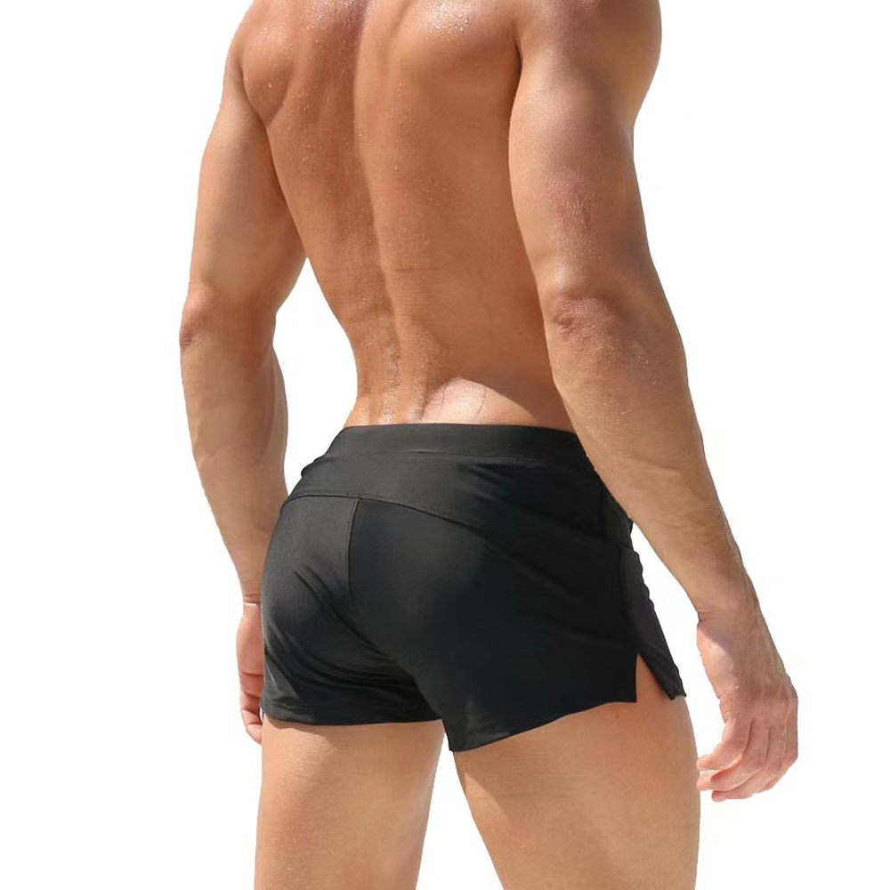 Quần bơi nam, quần đi biển nam dáng boxer có túi hông QB49
